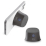 ultron Mag Soundmate Magnetic BT Speaker,2 Stück schwarz